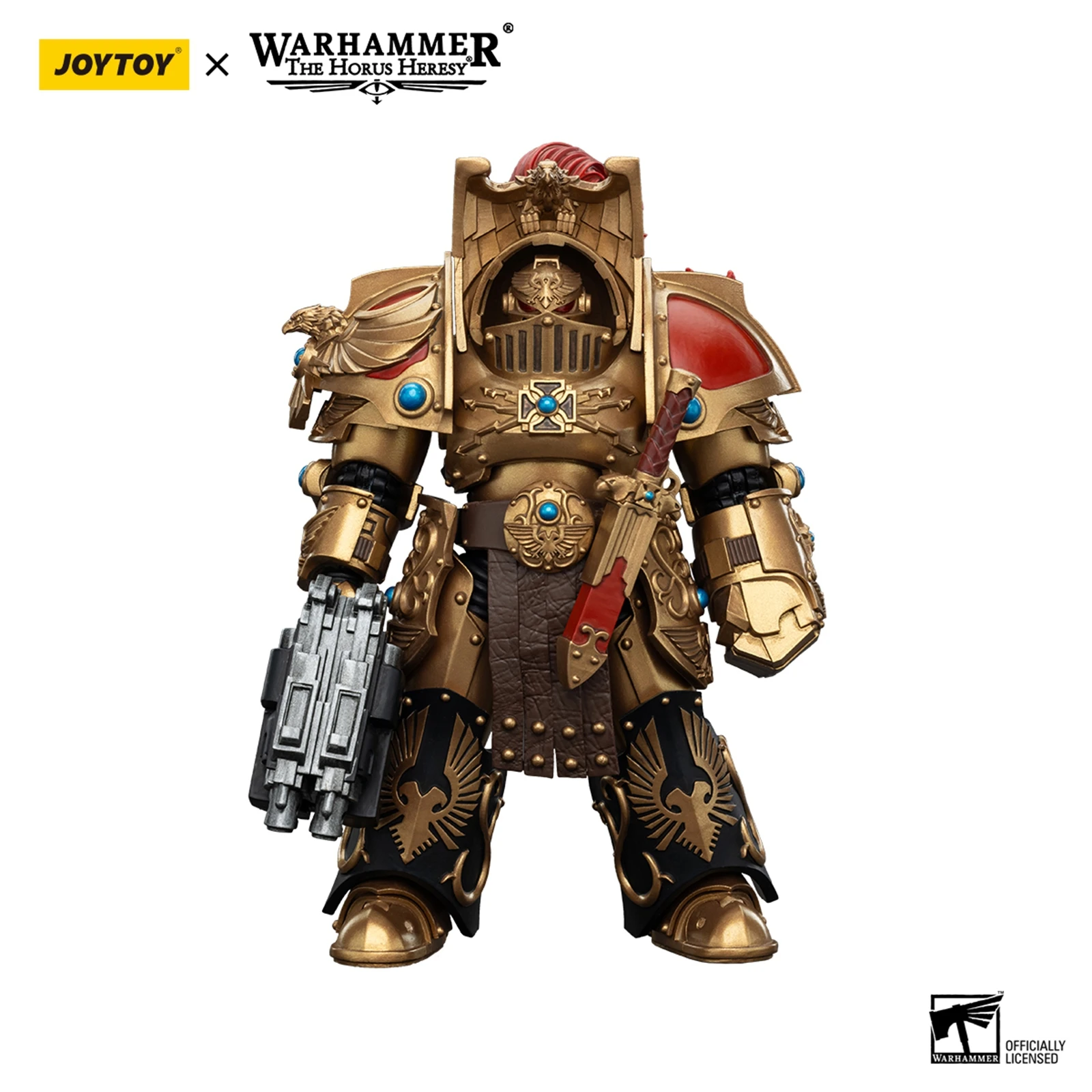 

JOYTOY Warhammer 40000 1/18 Action JT00744 Legio Custodes Aquilon Terminator Squad Aquilon with Lastrum Storm Bolter