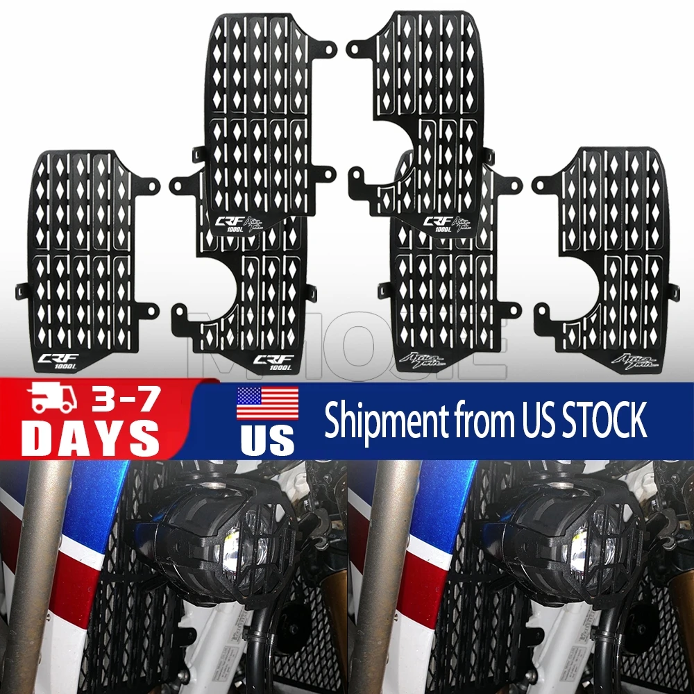 

Motorcycle Radiator Grille Cover Guard Protector For Honda CRF1000L Africa Twin/ CRF 1000 L ADVENTURE Sports 2016 2017 2018 2019