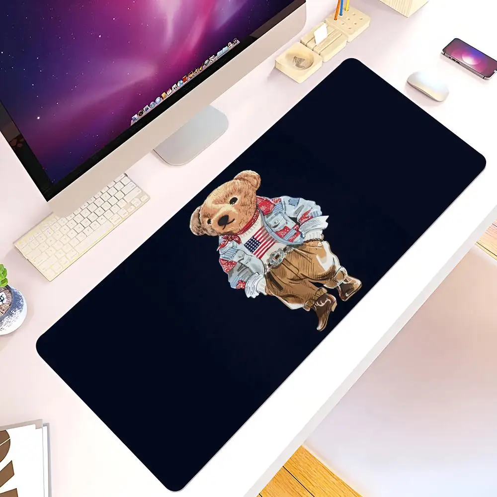 Teddy bear Mouse Pad Hot Sales mause pads all might Office Mice Gamer Soft mause pads Gaming Large Deak Mat 700x300mm cs lol pub