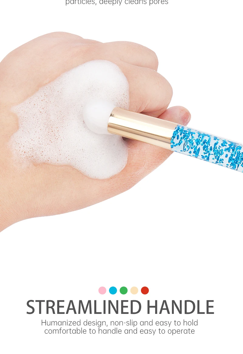5 Stücke Kristallstab Falsche Wimpern Reinigungsbürste Wimpernverlängerung Waschen Make-Up Pinsel Mitesser Entferner Nase Gesicht Hautpflege Werkzeuge – Detail 4