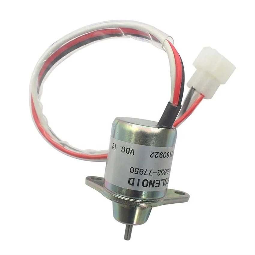 12V New Fuel Shutdown Shut Off Solenoid for Woodward for Yanmar for John Deere Tractor 1503ES-12S5SUC5S SA-5213 119653-77950