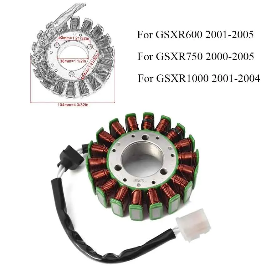 

Fit For Suzuki GSX-R GSXR 600 750 1000 2001 2002 2003 2004 GSXR600 GSXR750 GSXR1000 Motorcycle Stator Coil