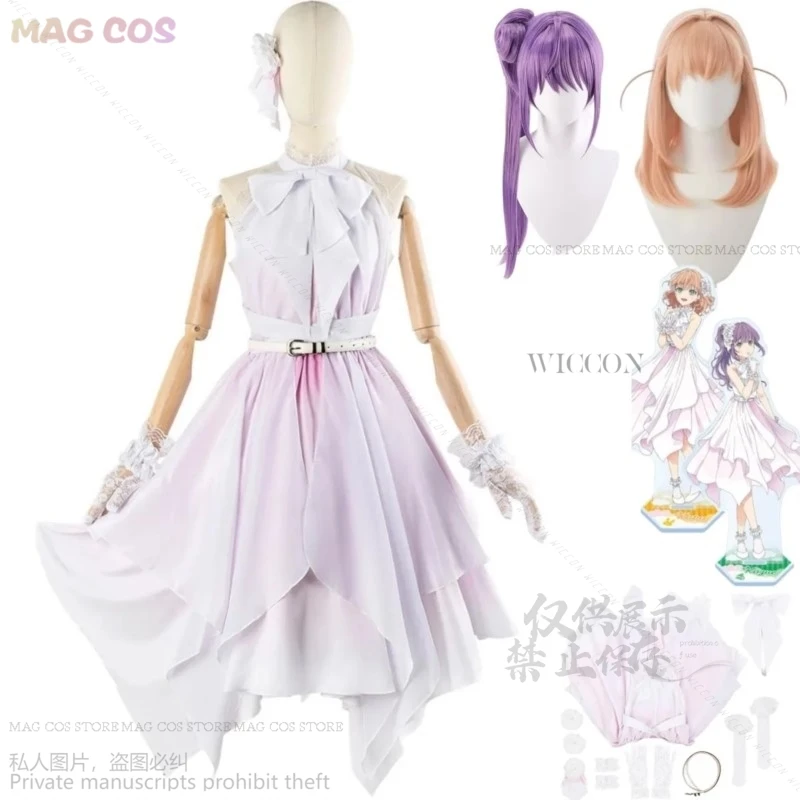 

Anime Hasu No Sora Jogakuin School Idol Club Hinoshita Kaho Otomune Kozue Cosplay Costume Wig Lolita Dress Wig Sexy Set Lovelive