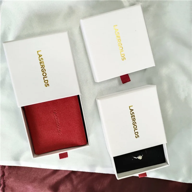 custom.Custom Luxury Bag Necklace Bracelet Earring Jewelry Packing Set Cardboard Paper Drawer Box With Jewelry