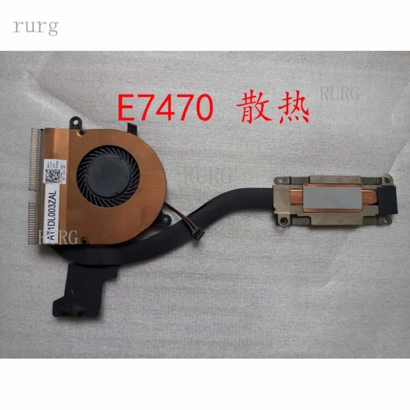 R+  For Dell Latitude E7470 CPU Cooling Fan Heatsink F84N0 0F84N0 AT1DL003ZAL