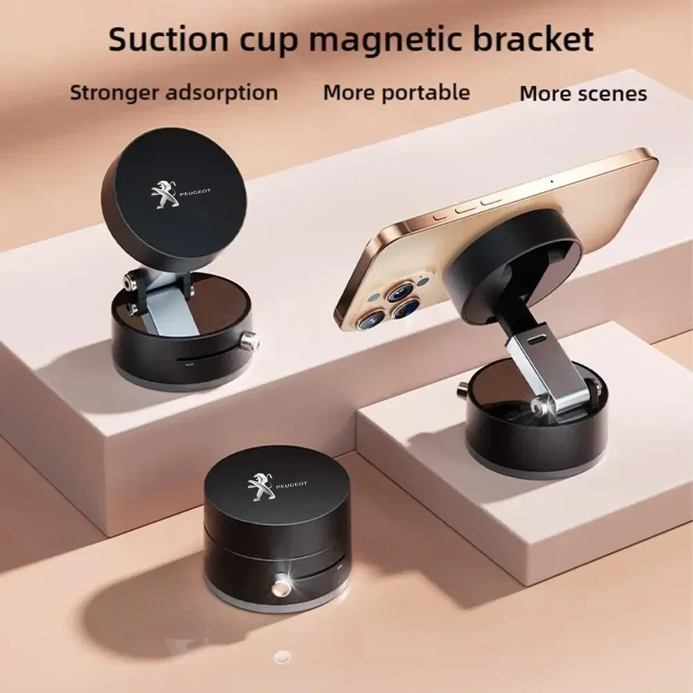 

Magnetic Electric Vacuum Car Phone Holder For Peugeot 407 3008 307 308 206 508 208 207 607 106 301 408 5008