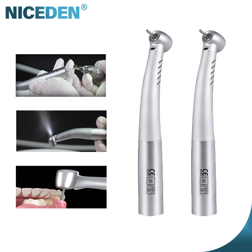 Dental Led Fiber Optic Turbine High Speed Handpiece Quick Coupler2holes 4holes  6 Holes Fit For Dentist Material Tools