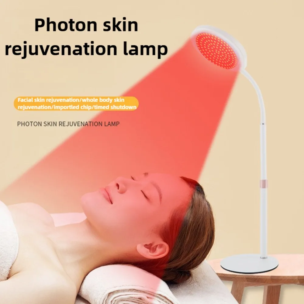 

Red Light Therapy for Face PDT LED Light Photodynamic Facial Skin Care Rejuvenation Photon Infrared Light Therapy Device Timer