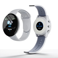 Round Digital Smart Sport Watch - LED Bluetooth Electronic Wristwatch for Men Women & Kids