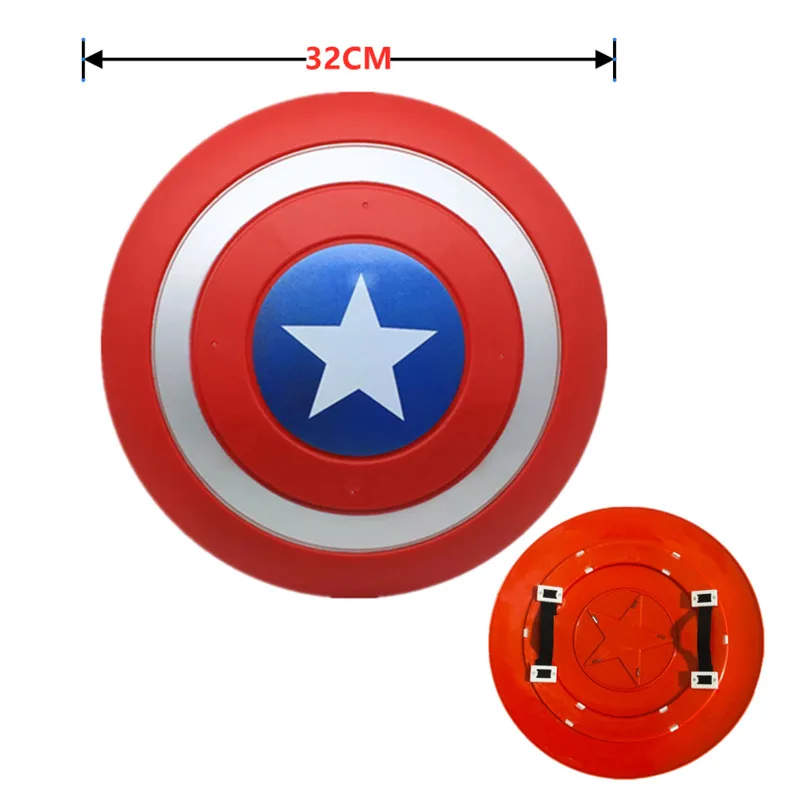 男の子＆女の子用 キャプテン・アメリカ コスチューム スーパーヒーロー コスプレ ジャンプスーツ 学校公演衣装 マスクとシールド付き おもちゃギフト