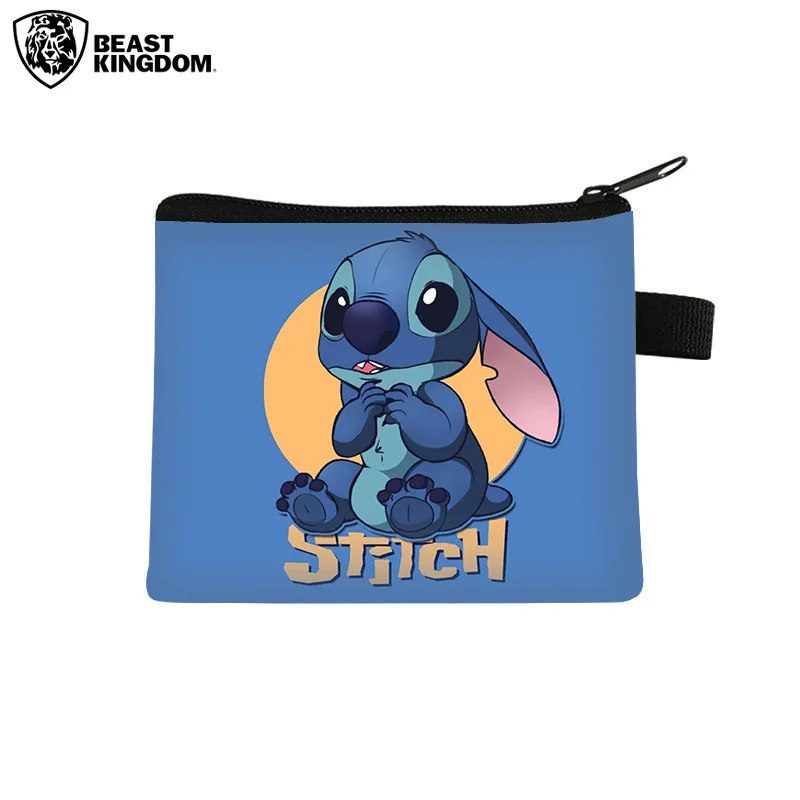 BEAST KINGDOM Stitch portamonete Mini Handbag Cartoon Bags Anime periferiche Cute portamonete regali per bambini portachiavi per adulti