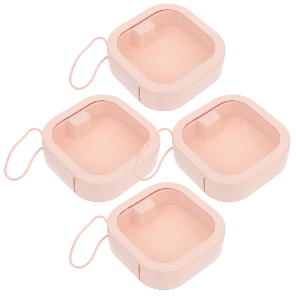 

4 Pcs Desktop Hairpin Storage Box Multi function Jewelry Case Travel Ring Hair Accessory Storage ganizer Holder Hair Clip