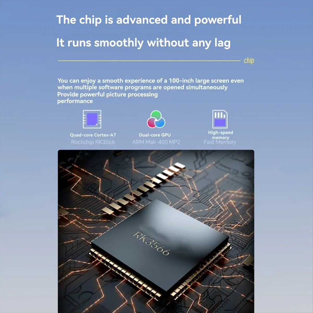 1080P Projector for Android12 WiFi 6 120ANSI RK3566 Quad Core BT5.0 1920x1080P Home Cinema Portable Outdoor Projetor(US)