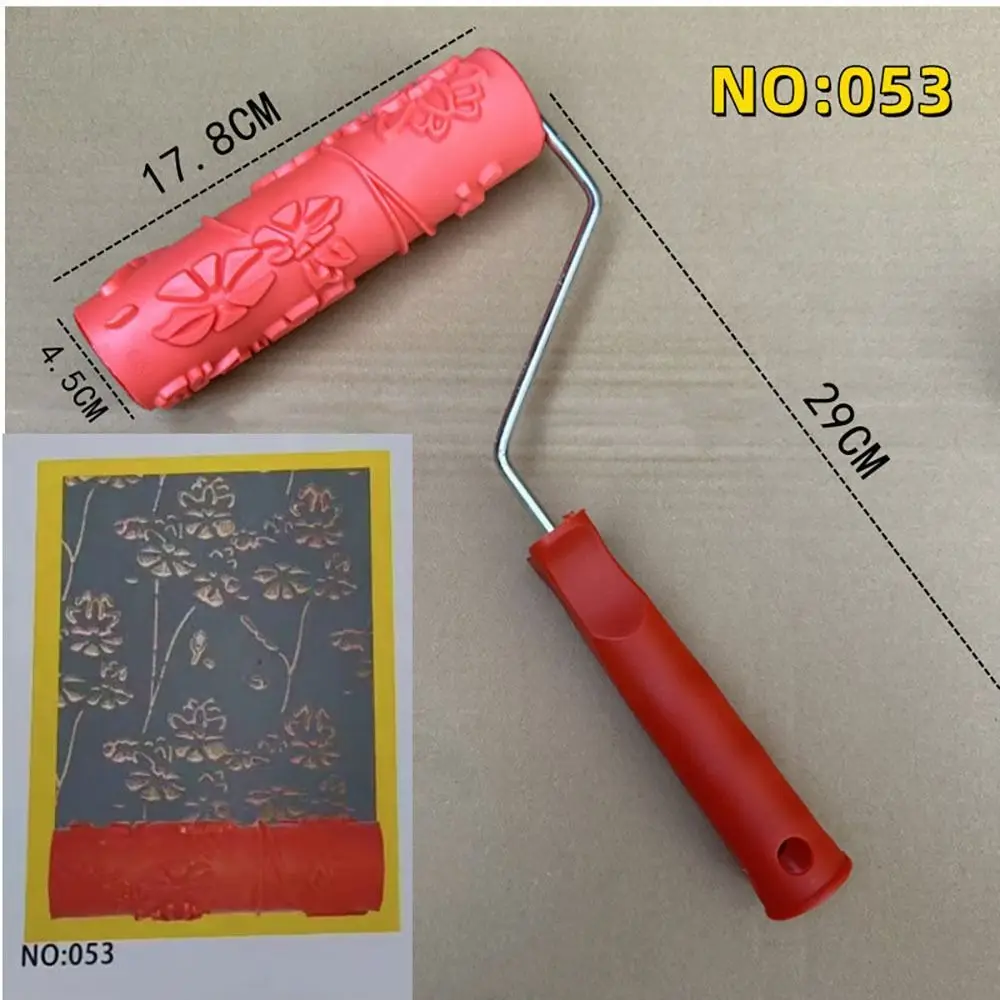 Arts Wood Grain Paint Roller DIY Wall Brush Imitation Wood Pattern Tool Hand Tools Home Decoration Paint Texture