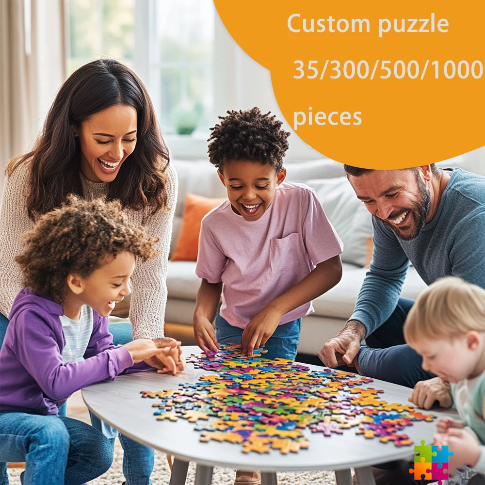 

custom Puzzle 35/300/500/1000 Pieces Game Jigsaw Puzzle Custom a unique gift for yourself and your family individuality