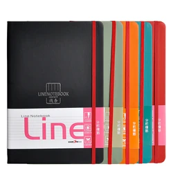 A5 Line Notebook Portable Manual Stationery School Office Supplies Vintage Student Diary Diary With New Style