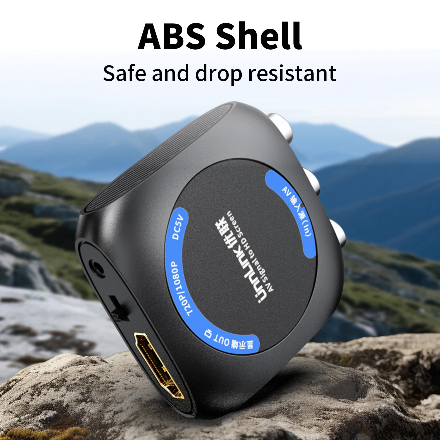 Unnlink HD 1080P Convertidor AV a HDMI