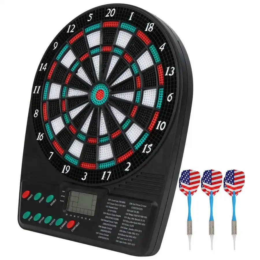 2022 New Electronic Dartboard Game Set LCD Display Automatic Scoring Board