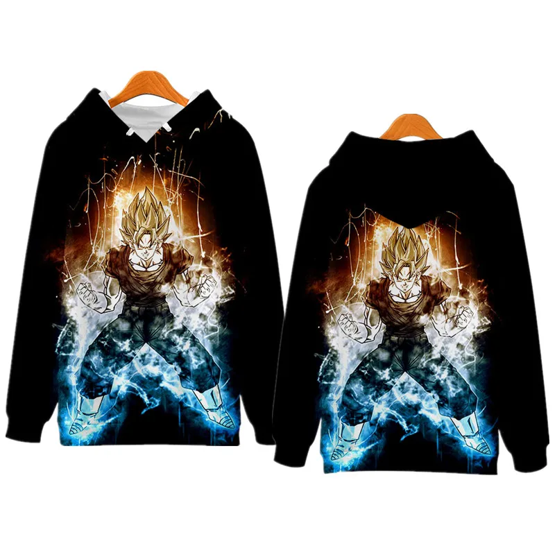 

24-25 New Dragon Ball 3D Printed Hoodie Autumn and Winter Clothing for Men and Women Adult Children Cartoon Cartoon Clothes