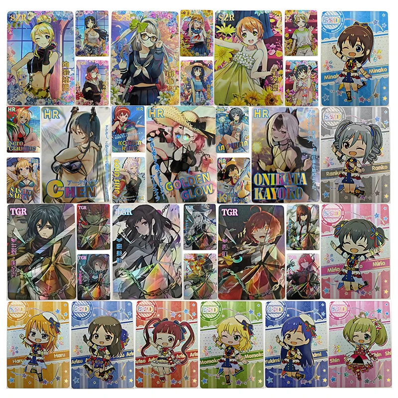 

Японское аниме «История богини» Szr Hr Tgr Ssd Sonoda Umi Rin Hoshizora Коллекционные карты Рождественский подарок на день рождения Детские игрушки