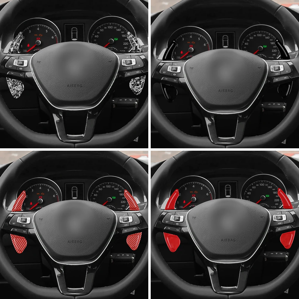 Car Steering Wheel Paddle Shifter Cover for Volkswagen VW Golf 8 6 7 Mk6 Mk7 Mk8 GTI 2010-2022 for Golf 6 ABS Trim Accessories