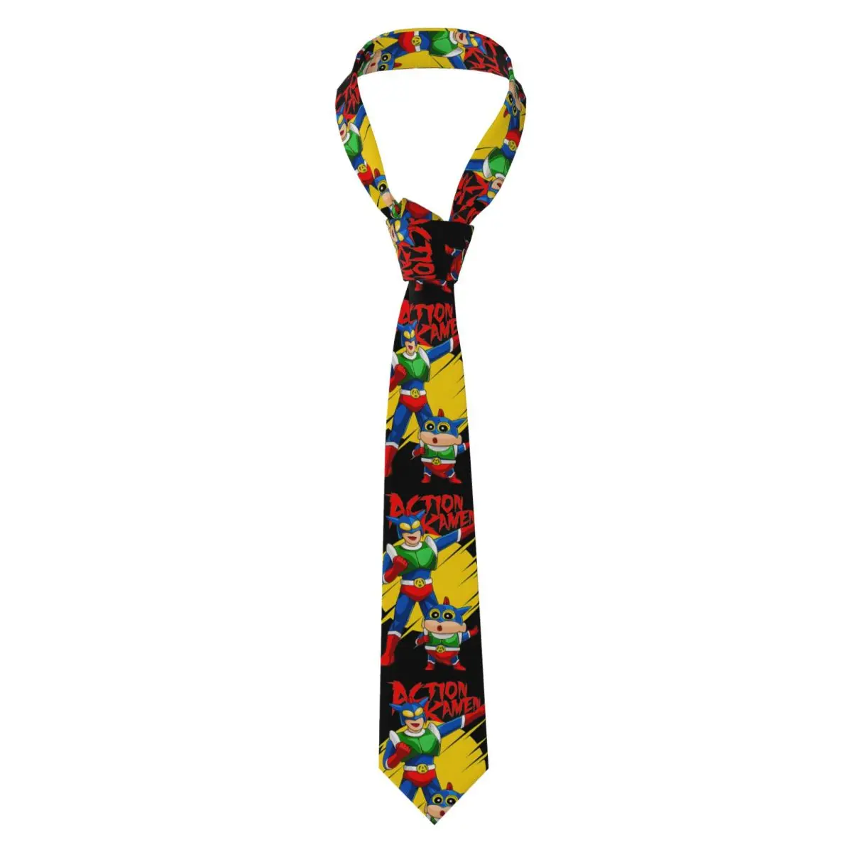 

Custom Fashion C-Crayones Shin-chanes Neck Ties Men Silk Anime Necktie for Office Gravatas