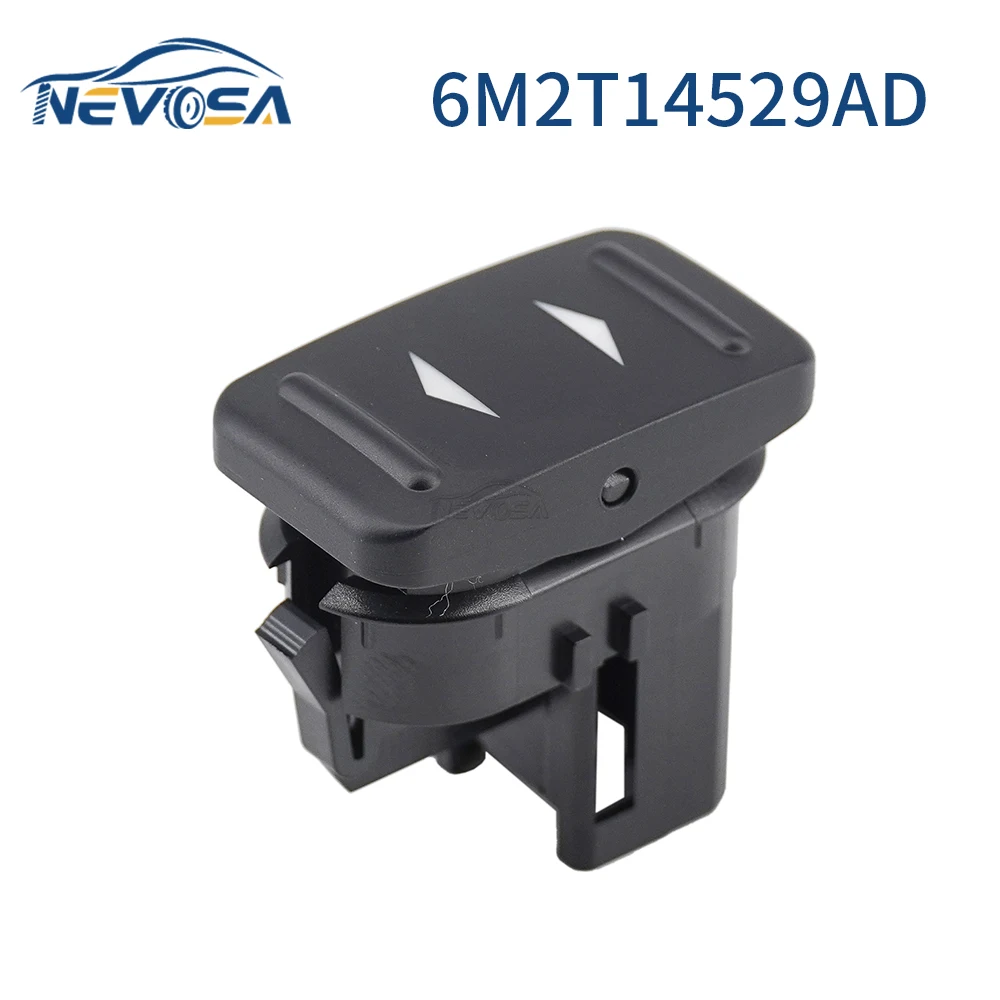 NEVOSA 6M2T-14529-AD For Ford S-MAX 06-10 Galaxy MK3 Mondeo MK4 Auto Power Window Switch Button Car Accessory 6M2T14529AD