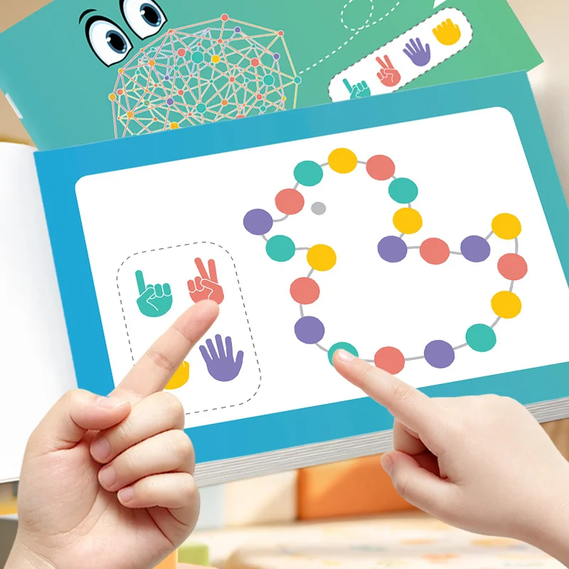 Hand Eye Coordination Brain Activity Exercise Book, Brain Development Activity Exercise 32 High-definition Pages
