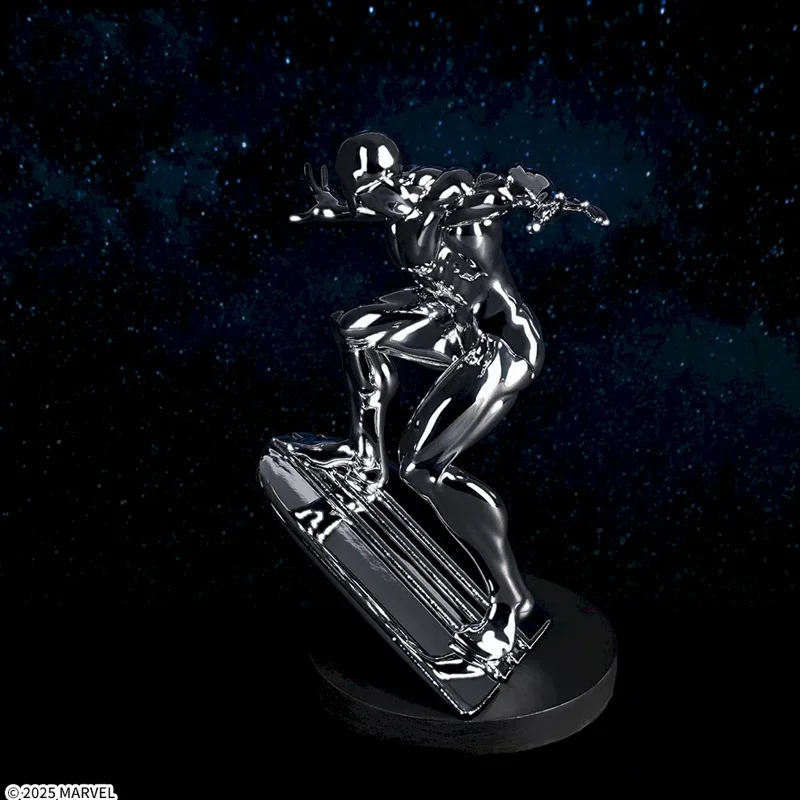 Oryginalna figurka anime Sega Act/Cut Silver Surfer, model, ozdoba, zabawka dla chłopców, kolekcja, prezent urodzinowy dla dzieci - dostępna od ręki.