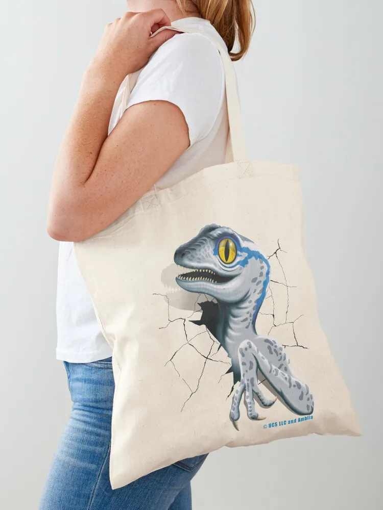 

Jurassic World - Baby Blue Velociraptor Tote Bag tote bag woman canvas shopping bag cute pouch Canvas