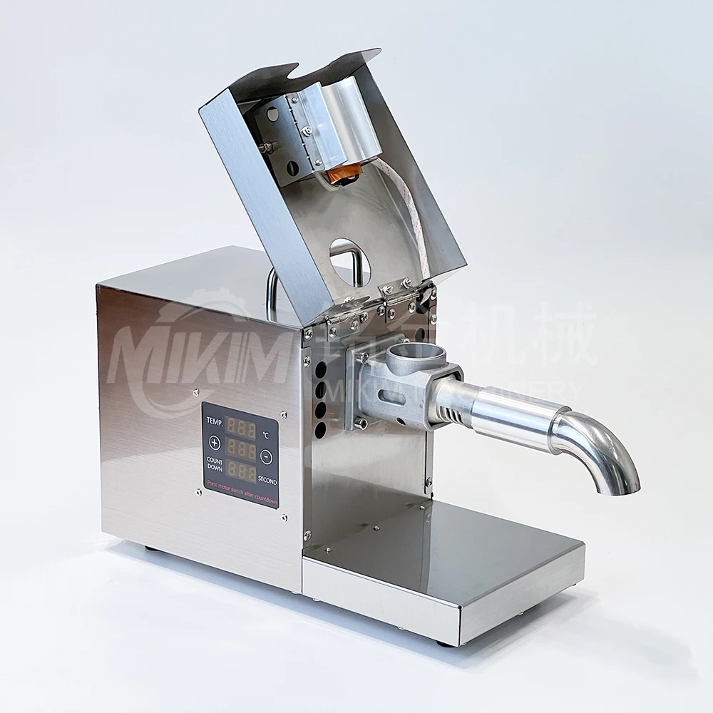 Stainless Steel Small Home Use Automation Olive Coconut Flaxseeds Oil Expeller Nuts Mini Oil Press Machine