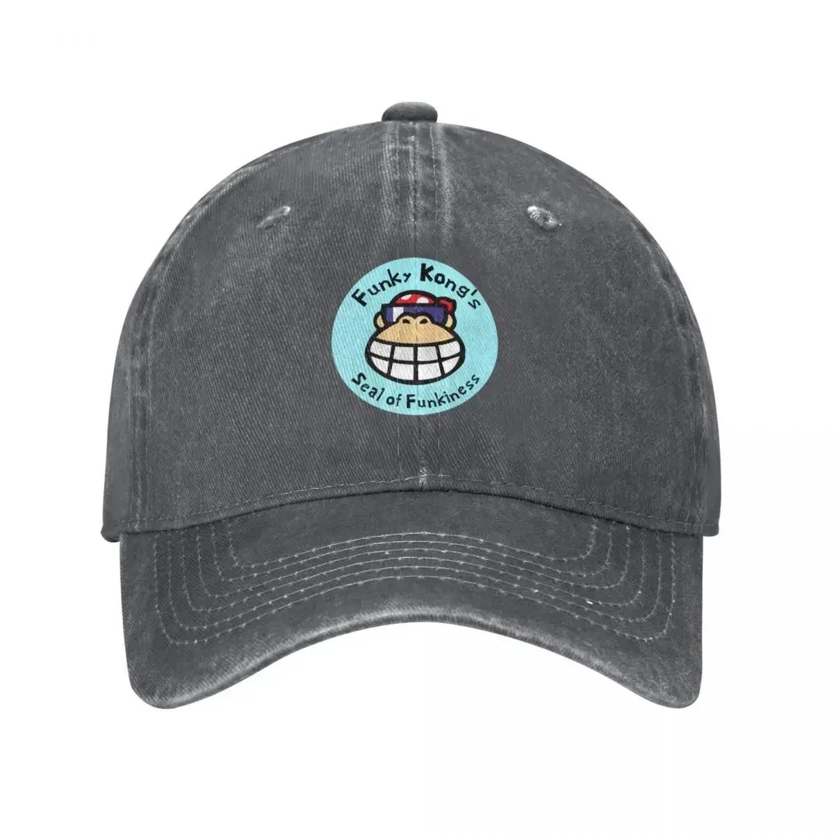 Funky Kong's Seal Of Mischief Baseball Cap Visor Horse Hat For Men Women's