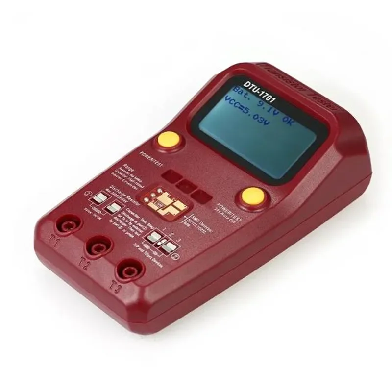 DTU1701 Multifunctional Transistor Tester, MOSFET Triode LCR Inductance Resistance Capacitance SCR ESR Meter SMD Tester