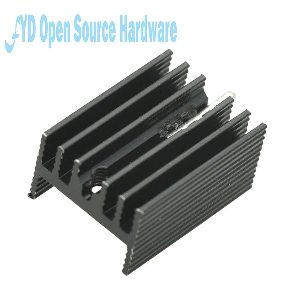 5PCS TO-220 Triode Heatsink Radiator Cooler Radiator 21X15X11MM High Quality Aluminum Heat Sink Fin With Needle