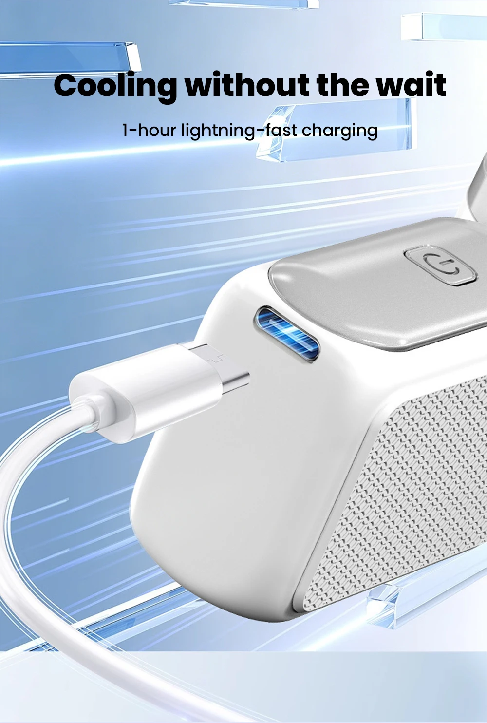 Portable Handheld Cooling Fan Usb Rechargeable Mini Personal Fan_voghion.com