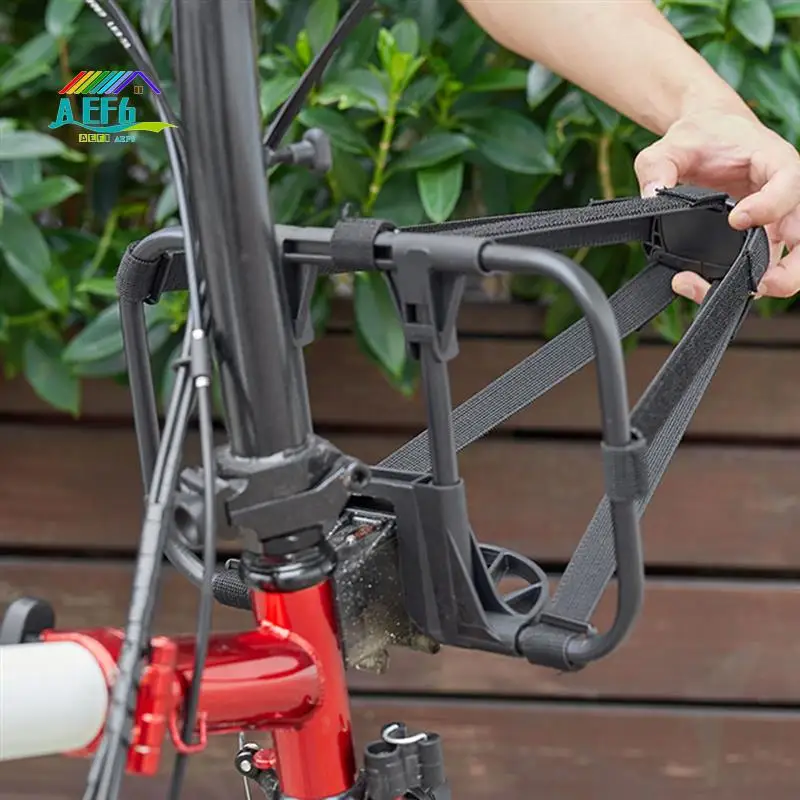 

AEF6-Bike S-Bag, детали кронштейна для складных велосипедов Brompton, передняя рама переноски, рюкзак, корзина, рамы для сумки, детали велосипеда Horizonta