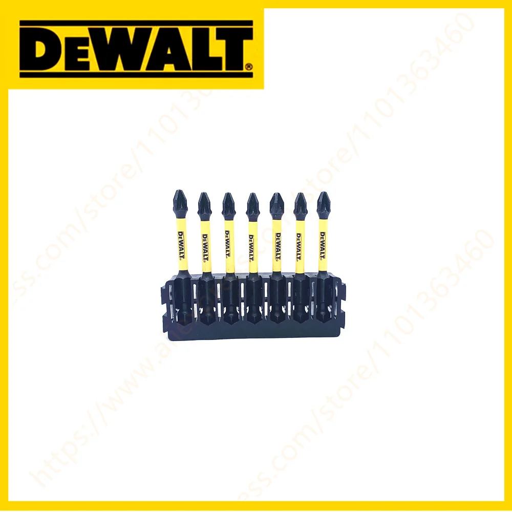 DEWALT PZ2 57MM 7PCS Impact Drill Bits High Speed Steel Hard Metal Screwdriver Batch Head Set