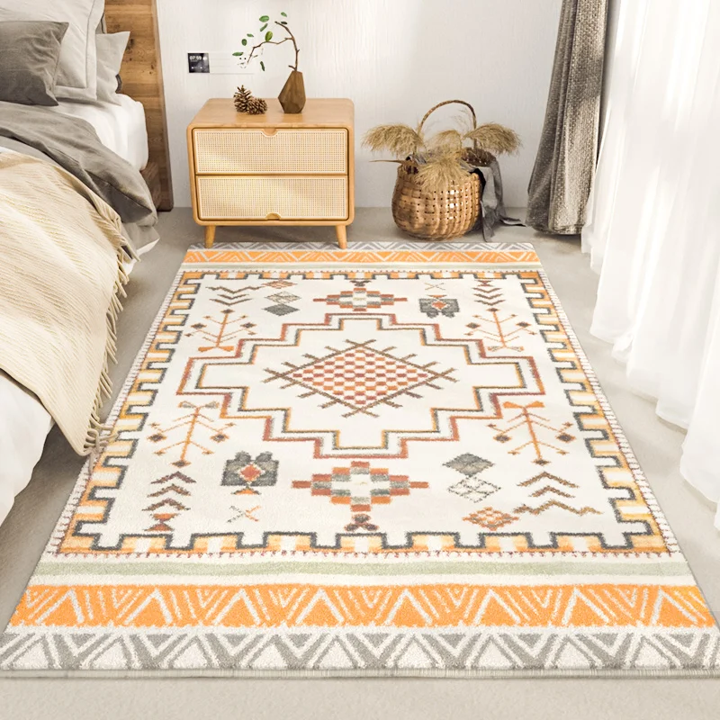 سجادة جانبية لغرفة النوم الشتوية والربيع من VIKAMA - مريحة للنوم والجلوس، عنصر ديكور غرفة النوم الرئيسية الفاخرة #4