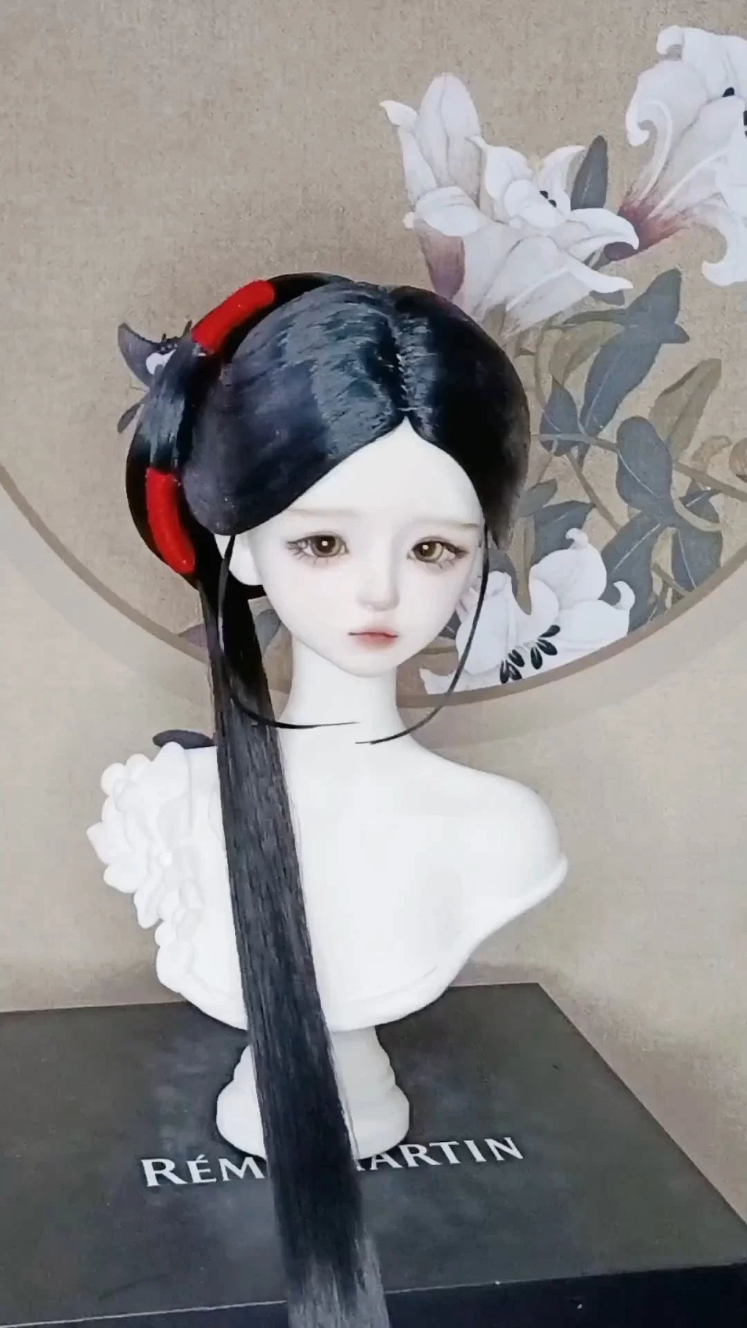 1/4 1/3 القديمة زي BJD شعر مستعار الصينية Hanfu الجنية الشعر الطويل الباروكات الرجعية ل BJD/SD MSD SD13 فتاة SSDF إكسسوارات دمي C2390