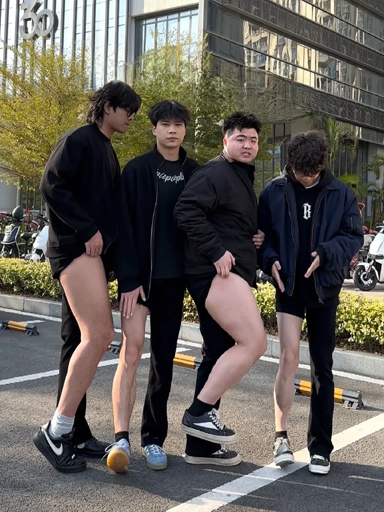 

Cleanfit Men's Slim Fit Jeans Bla American Sle Slight Flare Pants Spring Autumn Wear Resistant Straight Cut Youth Faion