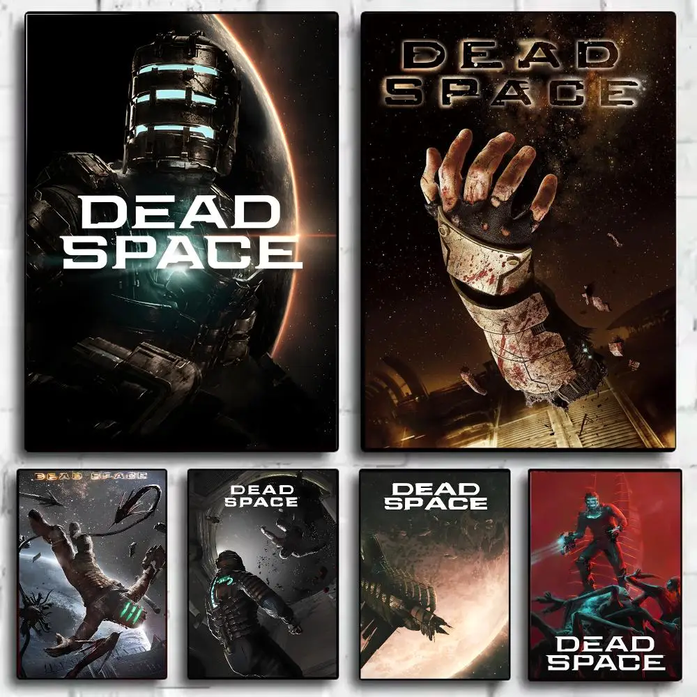 Horror Game D-Dead Space Poster Modern Minimalist Wall Art Prints for Bedroom Living Room Aesthetic Contemporary Decor Gift