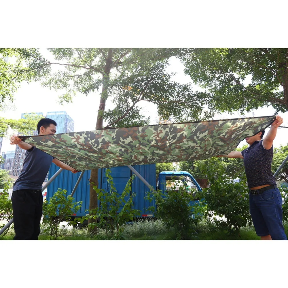 

Durable Waterproof Tent Tarp Compact Multifunctional Portable Shelter Camping Tarp Outdoor Camping