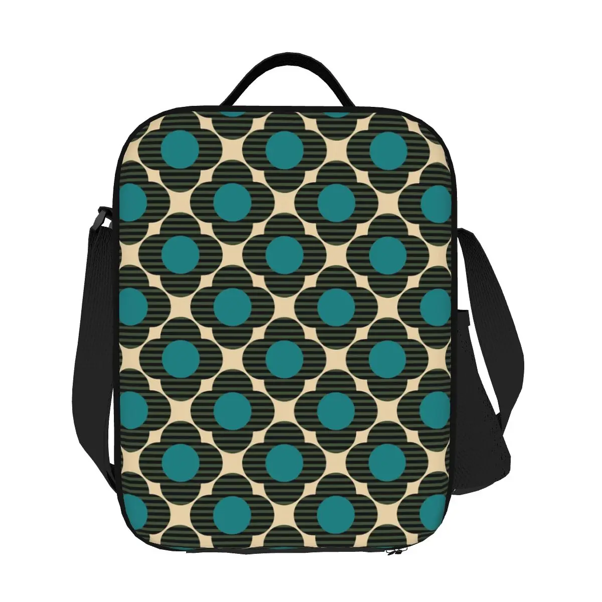 

Custom Orla Kiely Flower Stem Insulated Lunch Bags for Scandinavian Floral Waterproof Thermal Cooler Bento Box Women Children