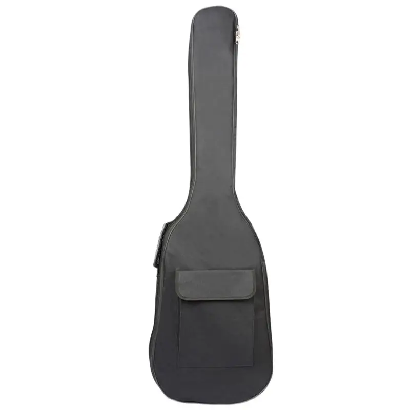 Bass Guitar Gig Bag 5mm Cotton Thicken Padded Waterproof Double Strap Backpack Hard Case 120x35x6cm for Bass Durable