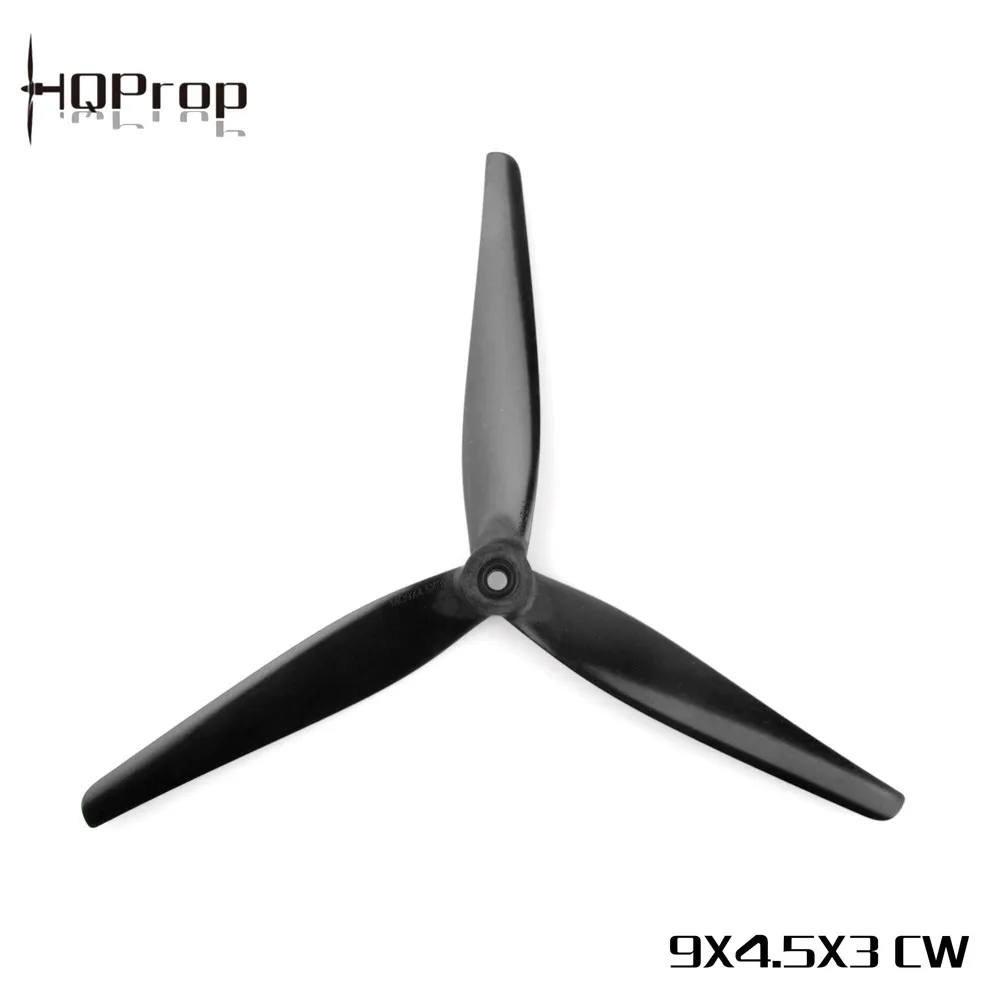 HQ MacroQuad 9x4.5x3 9 Zoll 3-Blatt-Propeller aus Glasfaser-Nylon 18,4g 5mm Schaft für X8 Cinelifter Heavy Lift FPV Drohne CW CCW – Detail 5