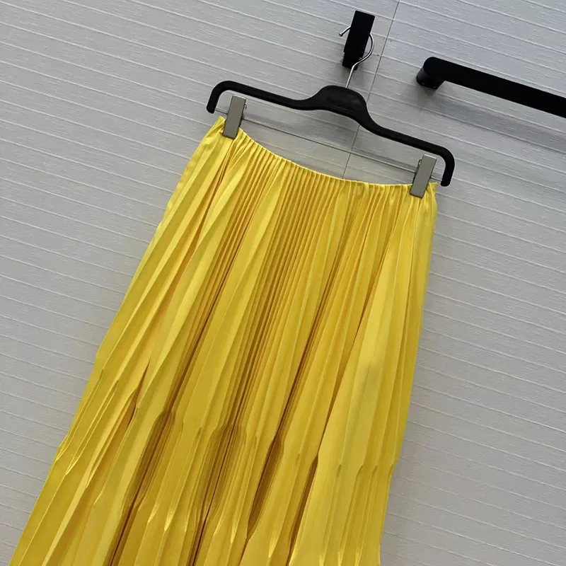 여성용 플리츠 스커트, 로우 웨이스트 슬림 스커트, 출퇴근용 패셔너블한 A라인 스커트, 2026 봄 신상품, Y2K 스타일