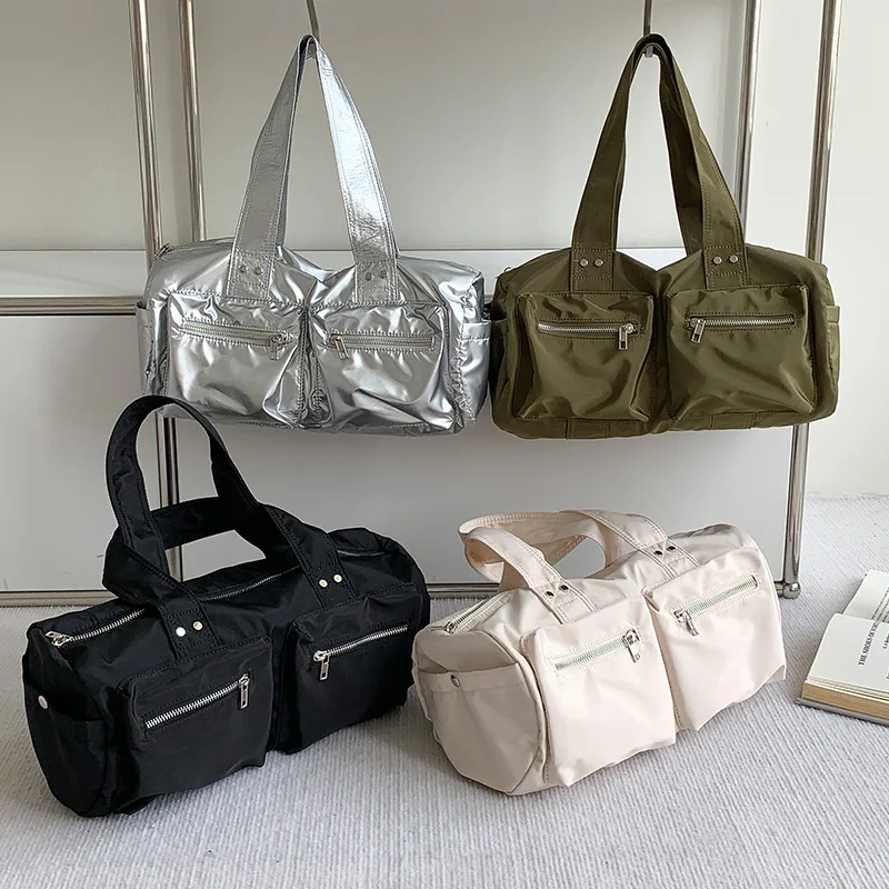 

Нейлоновая сумка для подмышек на короткие расстояния для женщин Дорожные сумки Большая вместительная сумка через плечо для женщин Дизайнерская сумка Сумка