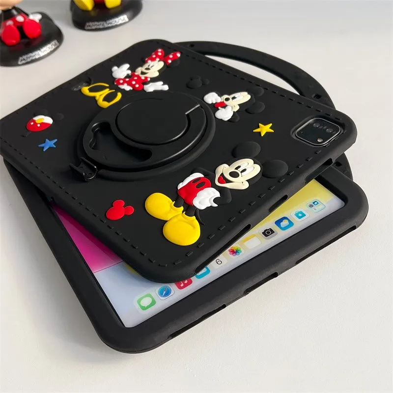 لطيف الكرتون ميكي ميني سيليكون اللوحي واقية لباد 9 8 7th الجيل الهواء البسيطة 2 3 4 5 6 10.9 برو 11 الطفل #4