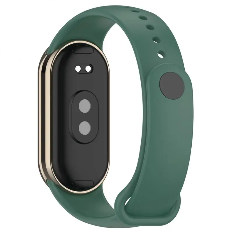 4/2/1pcs Strap For Mi Band 8 Bracelet For Xiaomi Band Strap Metal-plug TPU Silicone SmartWatch Wristband For Mi Band 8 Bracelet