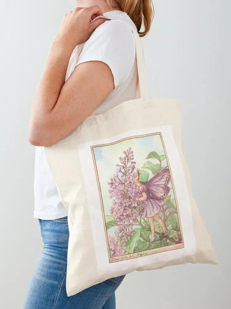 

Lovely Lilac Fairy Tote Bag personalized tote bag foldable reusable bag reusable grocery bags Women's shopping